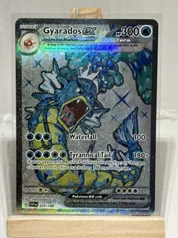 Pokemon Scarlet & Violet Gyrados EX 225/198 Ultra Rare Near Mint Condition - Image 1