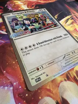 Terapagos & Friends SVP EN Black Star Promo Pokemon TCG Holo Rare Jumbo Oversize - Image 2