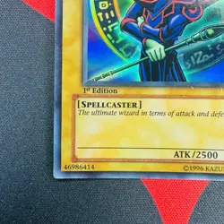 Yu-Gi-Oh! Dark Magician LOB-005 1st Edition Ultra Rare Asian English EX - VG - Image 4