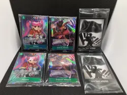 6 One Piece TCG Promo Cards (Illustration Box Vol 4 + Ace Special DON!) - Image 1