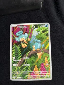 Pokemon TCG Panpour Black Bolt Illustration Card 101/086 English, Mint Condition - Image 3