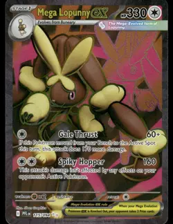 Pokemon Cards Mega Lopunny ex 115/094 Phantasmal Flames Ultra Rare NM *2 - Image 1