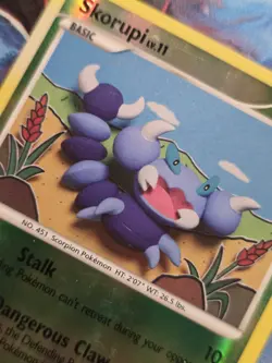 Skorupi 73/100 D&P Stormfront Reverse Holo Common Pokemon Card - Image 2