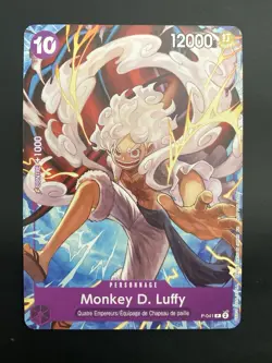 One Piece Card Game TCG Carte Promo Monkey D.Luffy (P-041) (V.3) NM FRANCAIS - Image 1