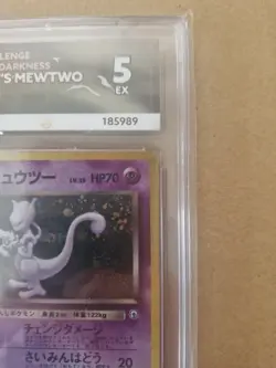 Rockets Mewtwo #150 Gym Challenge Japanese Holo Garded Pokemon Card Ace Grading - Image 3