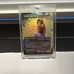 Aerith Last Ancient Borderless Chocobo Track Foil - Mythic - Final Fantasy MTG - Image 1