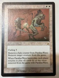 1X Parallax Wave English Nemesis VINTAGE MTG Magic LP - Image 1