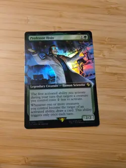 Professor Hojo (Extended Art Foil) #161 MTG Final Fantasy NM - Image 1