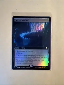 MTG Secret Tunnel TLA 0392 R NM FOIL Extended Art - Image 2