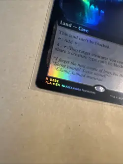 MTG Secret Tunnel TLA 0392 R NM FOIL Extended Art - Image 3