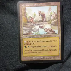 1999 Magic: The Gathering - Urza's Destiny - YAVIMAYA HOLLOW - Rare Land - NM - Image 2
