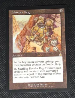 MTG Powder Keg - Urza's Destiny - Rare - Vintage Magic The Gathering LP - Image 1