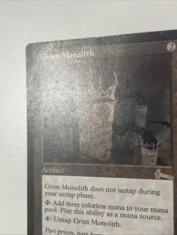 Grim Monolith (Urza's Legacy - ULG) Vintage MTG - Moderate Play - Image 3