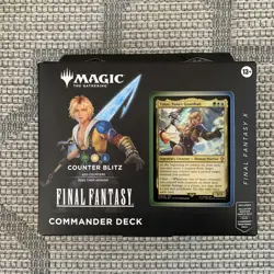 MTG - Magic: the Gathering: Final Fantasy Commander Deck : Counter Blitz - Tidus - Image 1