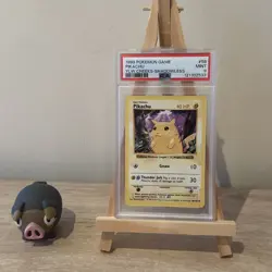 Pokemon Base Set Shadowless Pikachu 58/102 PSA 9 - Image 1