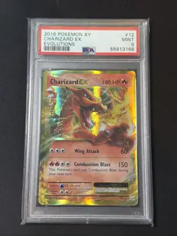 2016 POKEMON XY EVOLUTIONS #12 CHARIZARD EX PSA 9 - Image 1