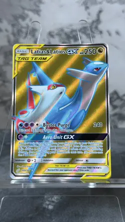 Latias & Latios GX 169/181 - S&M Team Up Tag Team - Pokemon English Full Art NM - Image 1
