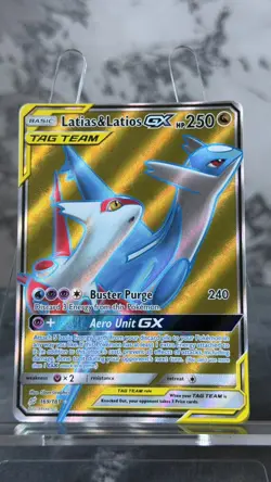 Latias & Latios GX 169/181 - S&M Team Up Tag Team - Pokemon English Full Art NM - Image 2