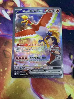Pokemon TCG Ethan's Ho-Oh EX Sir 230/182 Destined Rivals NM - Image 1