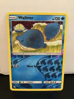 Wailmer Common Reverse Holo Pokemon Cosmic Eclipse 45/236 - Image 1