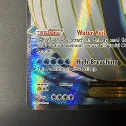 Pokemon TCG Wailord EX 147/160 - Primal Clash XY Full Art Ultra Rare Card (LP+) - Image 3