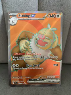 227/191 Slaking ex - Surging Sparks - Full Art - Ultra Rare - Pokemon Card TCG - Image 1
