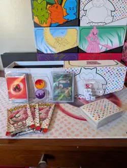 OPEN BOX/OPEN PACKS 151 ETB With Accessories And SEALED SNORLAX PROMO, No Cards - Image 2