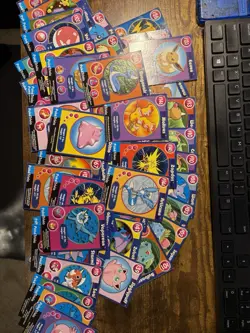 1999 Pokemon PokeTrivia Cards Lot Of 53!! Burger King Promo Cards - Image 1