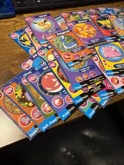 1999 Pokemon PokeTrivia Cards Lot Of 53!! Burger King Promo Cards - Image 2