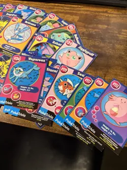 1999 Pokemon PokeTrivia Cards Lot Of 53!! Burger King Promo Cards - Image 4