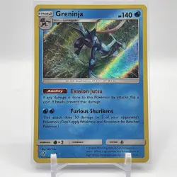 Greninja - 9/18 - Holo Rare - Detective Pikachu - Pokemon Card - NM/M - Image 1
