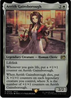 Aerith Gainsborough R FINAL FANTASY 4 NM Foil MTG - Image 1