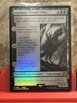 Summon: Primal Odin Final Fantasy Foil - Image 1