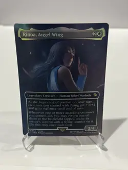 Rinoa, Angel Wing Foil Borderless Final Fantasy MTG NM - Image 1