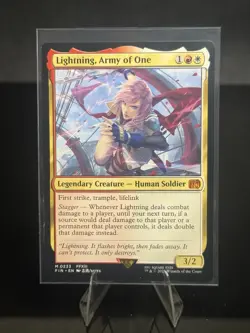 MTG Lightning, Army of One (M0233) - Final Fantasy - NM, Non-Foil - Image 1