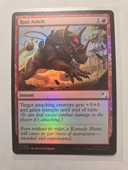 Run Amok (Foil) - Avatar - NM - Common - Instant - MTG - Image 1