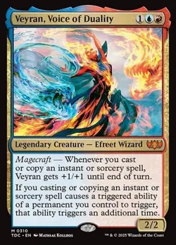 MTG ~ Veyran, Voice of Duality ~ Tarkir Dragonstorm Commander ~ Near Mint - Image 1