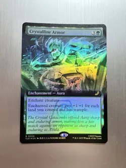 Crystalline Armor - 204 - MTG Avatar: The Last Airbender - Extended Art - FOIL - Image 1