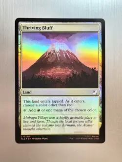 Thriving Bluff - 260 - MTG Avatar: The Last Airbender - Common - FOIL - Image 1