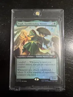 MTG Avatar Toph Earthbending Master Extended Art Eternal-Legal Mythic Foil - Image 1
