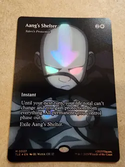 Aang's Shelter - Teferi's Protection - #07 Foil (Borderless) Avatar - Mtg - Image 1