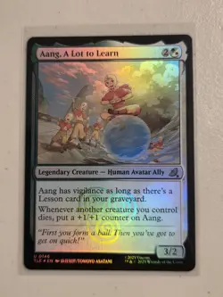 Aang, Alot to Learn (Foil) 0146 - Avatar: The Last Airbender: Eternal-Legal TLE - Image 1