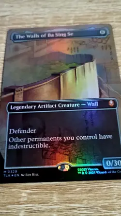 The Walls of Ba Sing Se (Borderless) Avatar Foil Near Mint #0329 FREE SHIPPING - Image 1