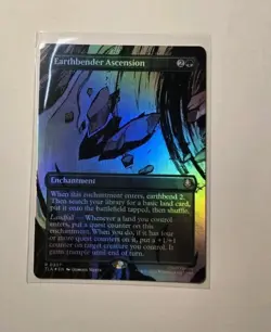 MTG - Earthbender Ascension - FOIL Borderless #307 Avatar: The Last Airbender NM - Image 1