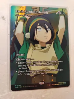 FOIL Earth Rumble Triumph 0044 TLE Borderless NM/M MTG Avatar - Image 2