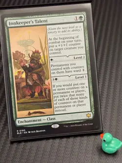 Innkeeper's Talent - BLB 180 - Regular - MTG Bloomburrow Rare Enchantment - NM - Image 1