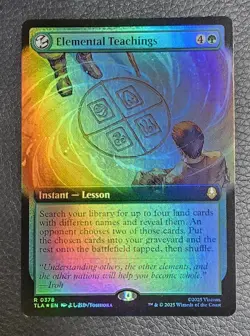 Elemental Teachings (Extended Art) Avatar: The Last Airbender 378 Foil NM MTG - Image 1