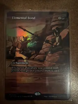 Foil Elemental Bond (Borderless) Avatar The Last Airbender Magic: The Gathering - Image 1