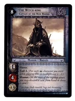 THE WITCH-KING Captain of the Nine Riders Rare 2004 LOTR Shadows NM 11R226 C2 - Image 1
