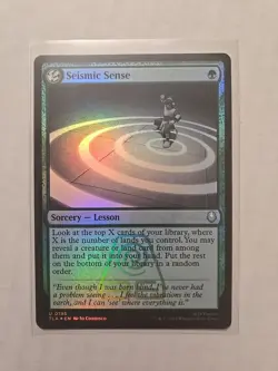 Seismic Sense (Foil) - Avatar - NM - Uncommon - Sorcery Lesson - MTG - Image 1